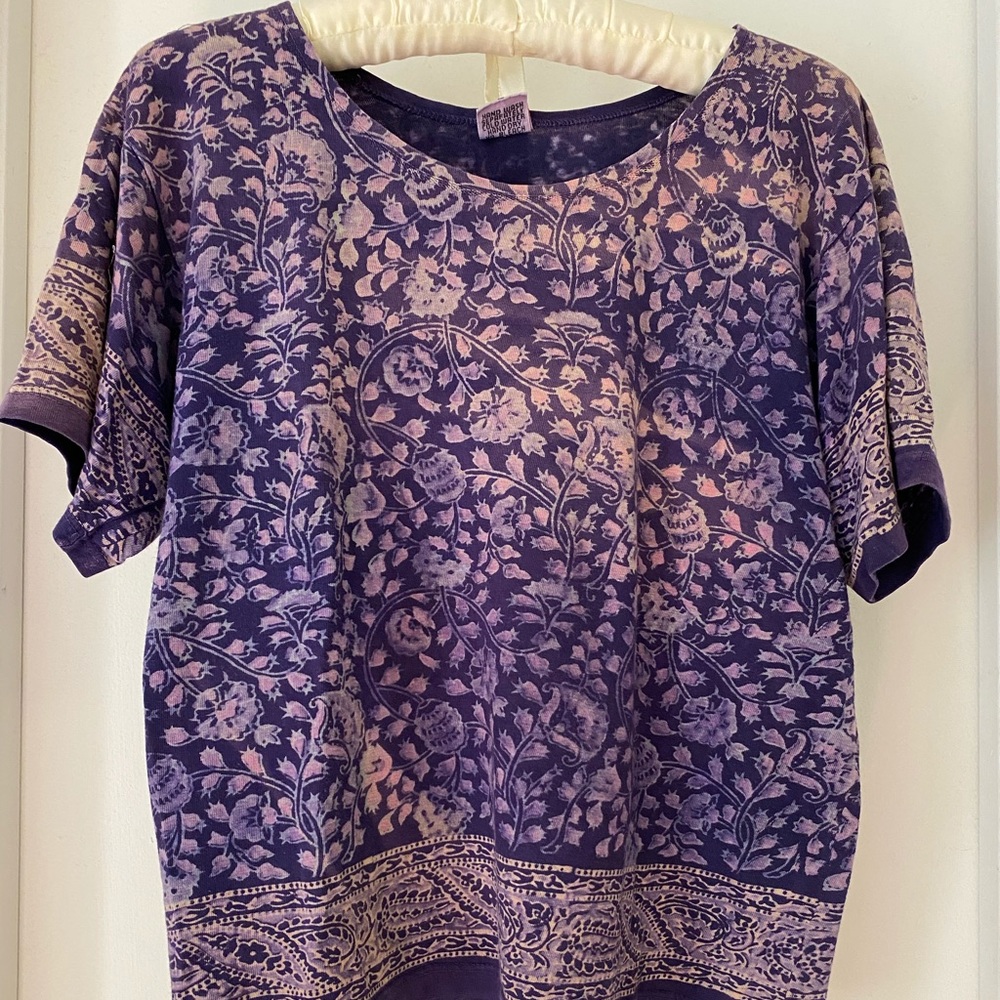 Vintage purple Geeta T-shirt